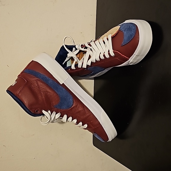 EXCELLENT USED CONDITION NIKE SB ZOOM BLAZER MID EDGE L, SIZE 10. - Picture 8 of 17